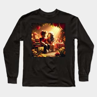 Roblox Valentine's Day Long Sleeve T-Shirt